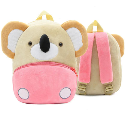 Fashion 3D Cartoon Owl Kids School Bags for Girls Soft Plush Children Bag Kindergarten Toddler Kids Boys Lion School Backpacks