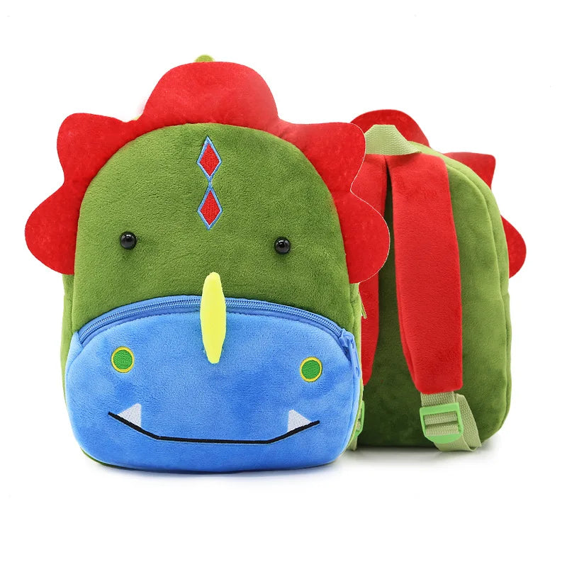 Fashion 3D Cartoon Owl Kids School Bags for Girls Soft Plush Children Bag Kindergarten Toddler Kids Boys Lion School Backpacks