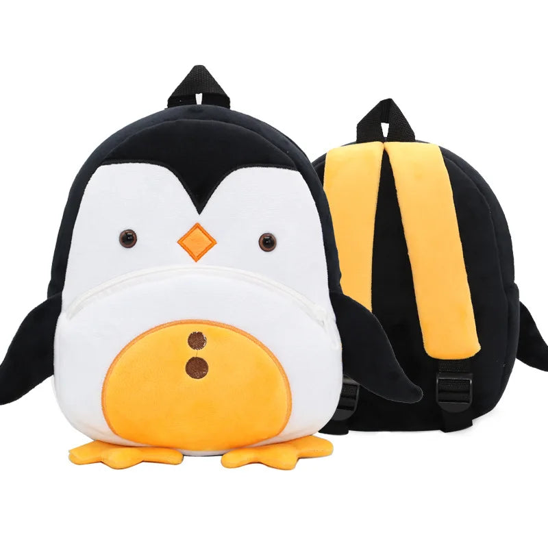 Fashion 3D Cartoon Owl Kids School Bags for Girls Soft Plush Children Bag Kindergarten Toddler Kids Boys Lion School Backpacks