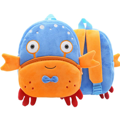 Fashion 3D Cartoon Owl Kids School Bags for Girls Soft Plush Children Bag Kindergarten Toddler Kids Boys Lion School Backpacks