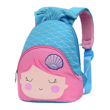 Fashion 3D Cute Mermaid Backpack for Baby Girls Children Cartoon School Bags Light Kindergarten Kid Bag Mochila Escolar