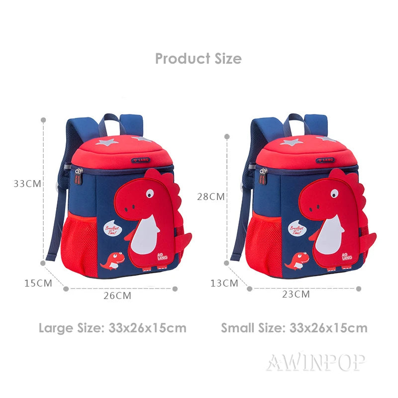 Fashion 3D Dinosaur Children School Bags Cute Cartoon Kids Backpacks for Girls Kindergarten Toddler Bookbag Mochila Infantil