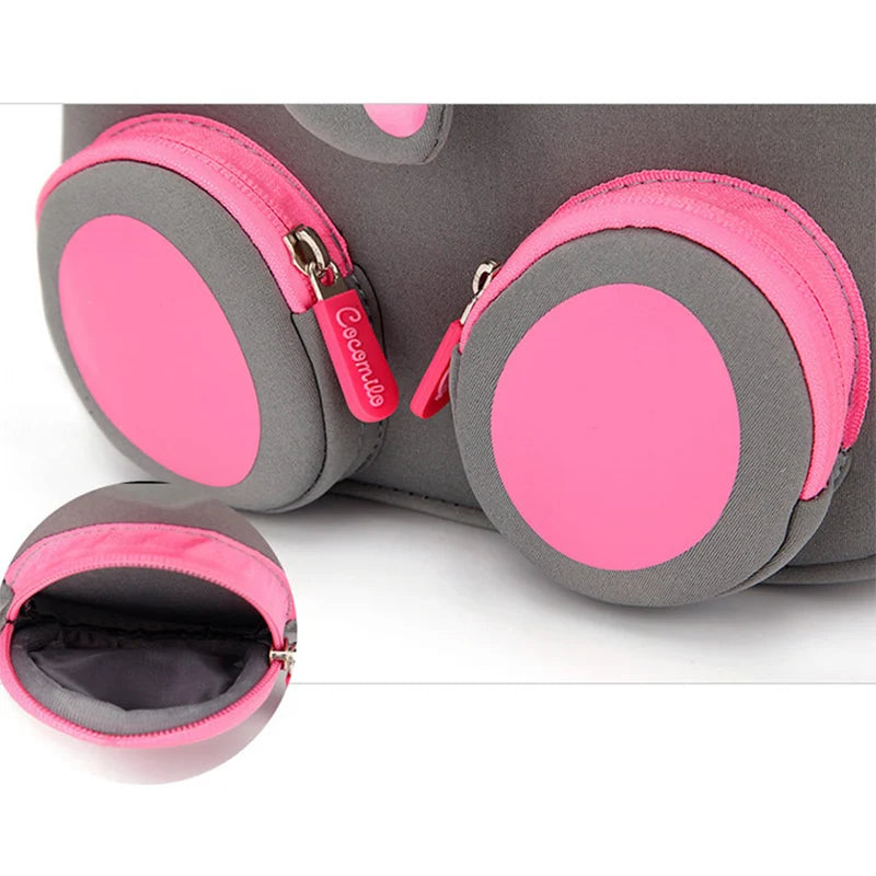 Fashion 3D Elephant School Backpacks for Boys Girls Lovely Animals Designer Kids School Bags Children Students Mochila Escolar