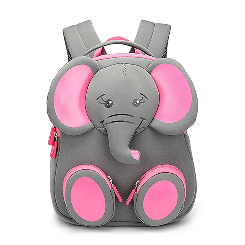 Fashion 3D Elephant School Backpacks for Boys Girls Lovely Animals Designer Kids School Bags Children Students Mochila Escolar