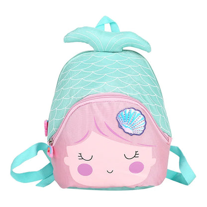 Fashion 3D Mermaid School Bags For Girls Cute Toddler Kids School Backpack Classical Cartoon Design Children Travel Bags Mochila