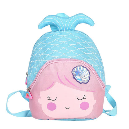 Fashion 3D Mermaid School Bags For Girls Cute Toddler Kids School Backpack Classical Cartoon Design Children Travel Bags Mochila