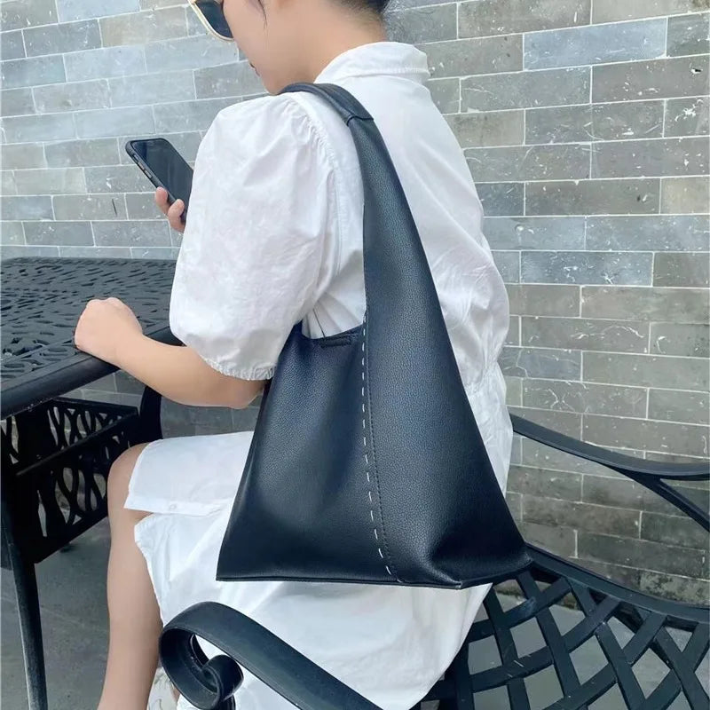 Fashion All-match Commuter Tote Bag Large Capacity Casual Underarm Shoulder Bags Female Purses Ladies Handbags Bolsos Mujer