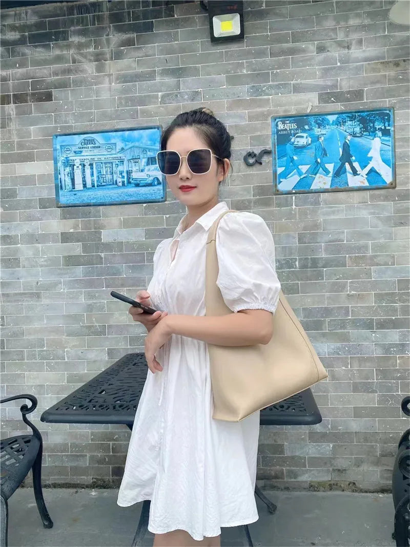 Fashion All-match Commuter Tote Bag Large Capacity Casual Underarm Shoulder Bags Female Purses Ladies Handbags Bolsos Mujer