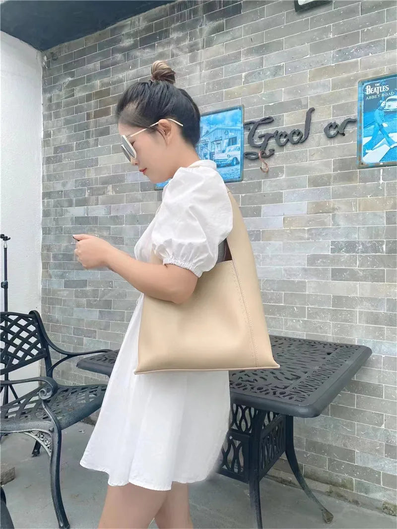 Fashion All-match Commuter Tote Bag Large Capacity Casual Underarm Shoulder Bags Female Purses Ladies Handbags Bolsos Mujer