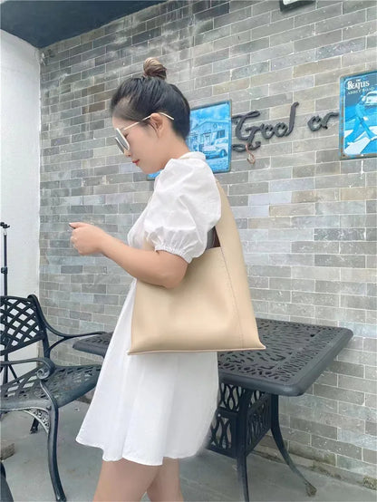 Fashion All-match Commuter Tote Bag Large Capacity Casual Underarm Shoulder Bags Female Purses Ladies Handbags Bolsos Mujer