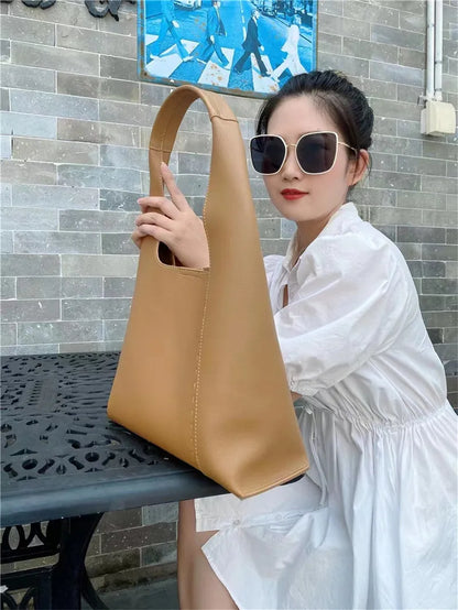 Fashion All-match Commuter Tote Bag Large Capacity Casual Underarm Shoulder Bags Female Purses Ladies Handbags Bolsos Mujer