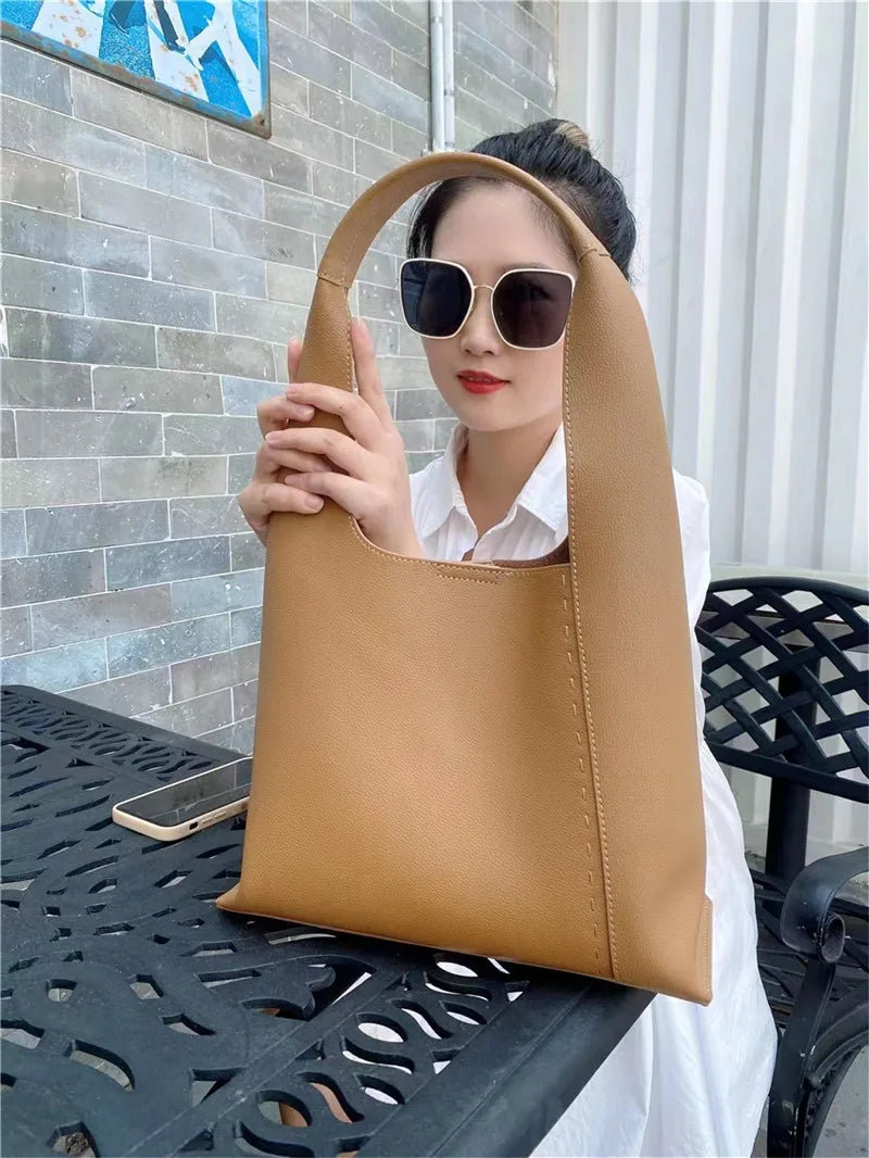 Fashion All-match Commuter Tote Bag Large Capacity Casual Underarm Shoulder Bags Female Purses Ladies Handbags Bolsos Mujer