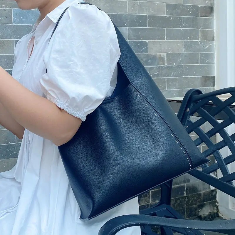 Fashion All-match Commuter Tote Bag Large Capacity Casual Underarm Shoulder Bags Female Purses Ladies Handbags Bolsos Mujer