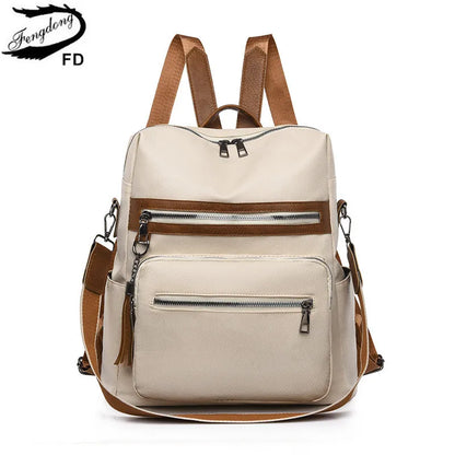 Fashion Anti-theft Backpack Women School Backpack High Quality PU Leather Travel Backpack Ladies Large Capacity Shoulder Handbag