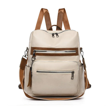 Fashion Anti-theft Backpack Women School Backpack High Quality PU Leather Travel Backpack Ladies Large Capacity Shoulder Handbag