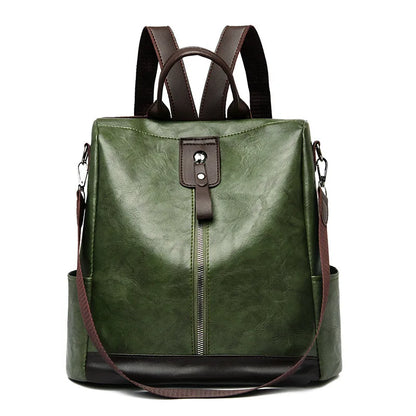 Fashion Anti-theft backpack Woman High Quality PU Leather Backpack Female Travel Backpack Ladies Large Capacity Shoulder Handbag