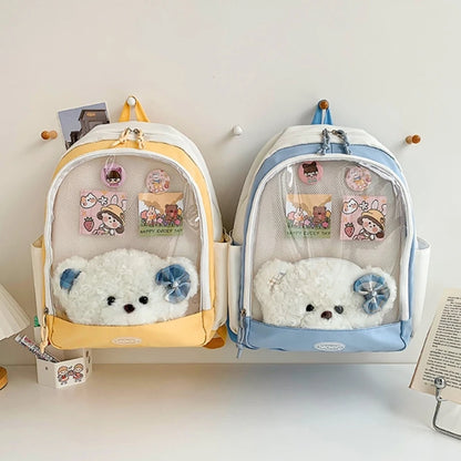 Fashion Backpack Large Capacity Casual College Bookbag for Boys Girls Student