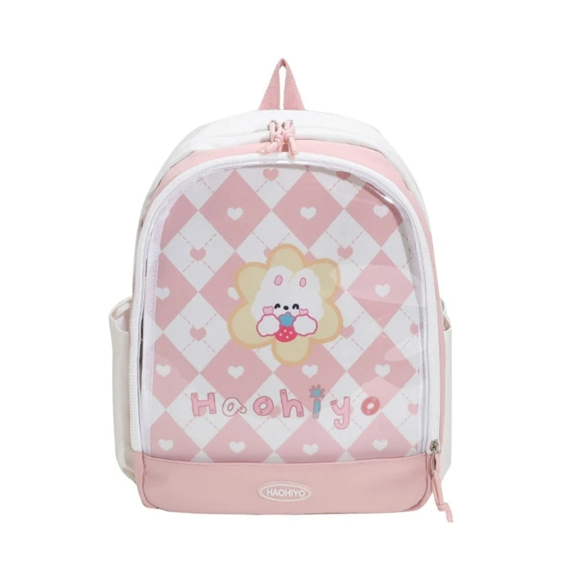 Fashion Backpack Large Capacity Casual College Bookbag for Boys Girls Student