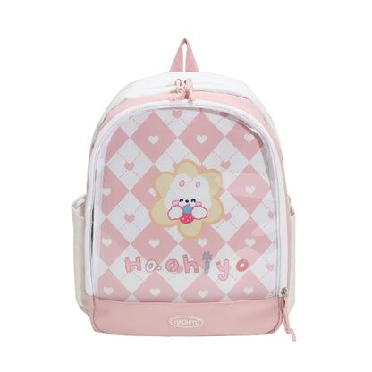 Fashion Backpack Large Capacity Casual College Bookbag for Boys Girls Student