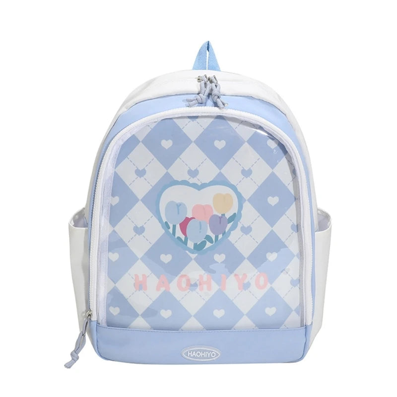 Fashion Backpack Large Capacity Casual College Bookbag for Boys Girls Student