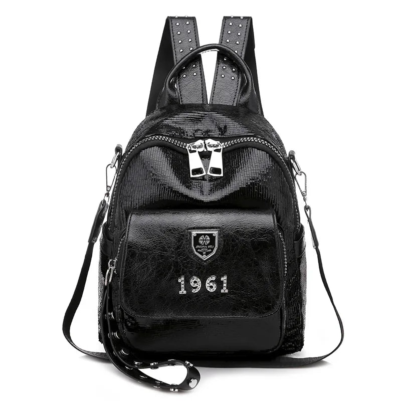 Fashion Backpack Women High Quality Bagpack Soft Leather School Bags For Teenage Girls 3 in 1 Ladies Travel Backpack Sac A Dos