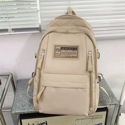 Fashion Backpack Women New Rucksack Student School Bags For Girls High Capacity School Bag Leisure Backpack Men Travel Mochila