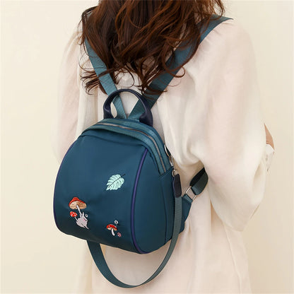 Fashion Backpack Women Nylon Cloth Shoulder Bags School Bags for Teenage Girls Light Ladies Travel Backpack Mochila Feminina Sac