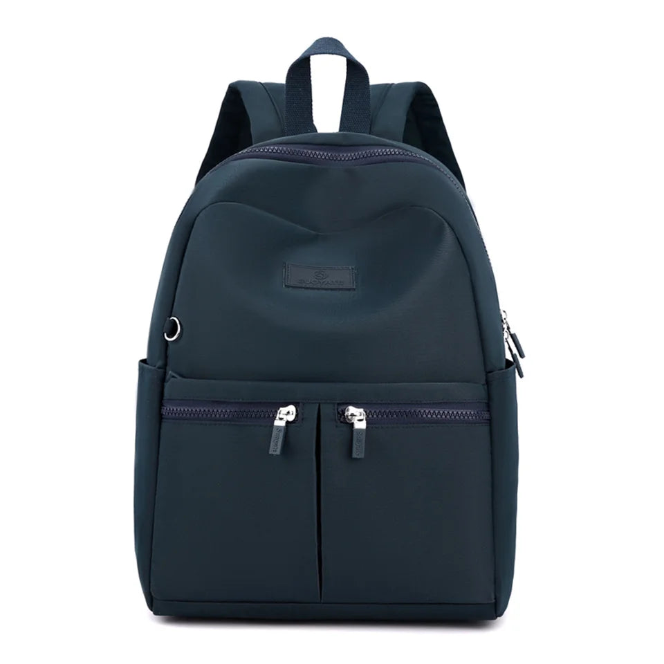 Fashion Backpack Women Nylon Cloth Waterproof Shoulder Bags School Bags For Teenage Girls Light Ladies Travel Backpack