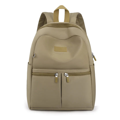 Fashion Backpack Women Nylon Cloth Waterproof Shoulder Bags School Bags For Teenage Girls Light Ladies Travel Backpack