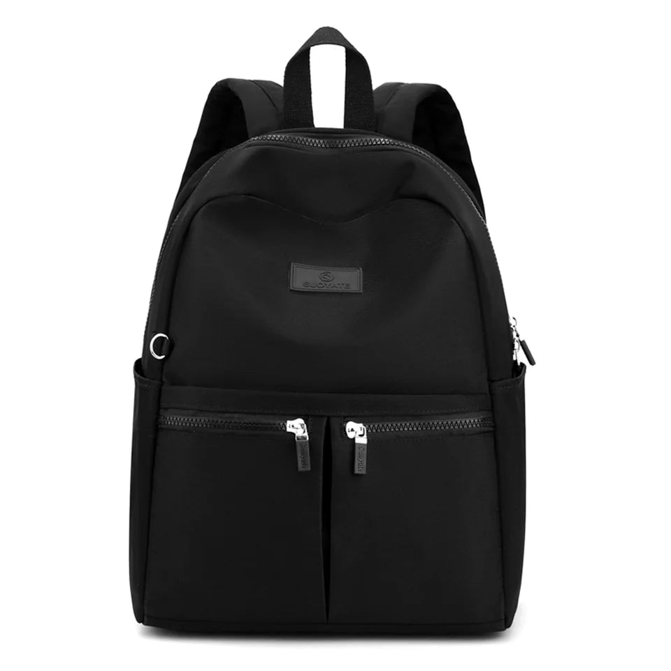 Fashion Backpack Women Nylon Cloth Waterproof Shoulder Bags School Bags For Teenage Girls Light Ladies Travel Backpack