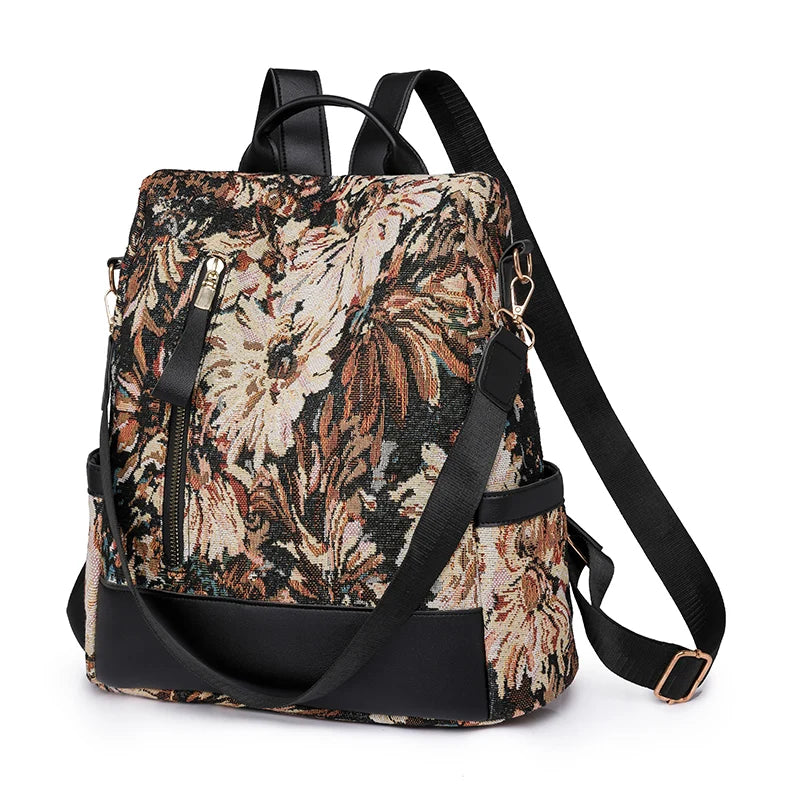 Fashion Backpack Women Oxford Cloth Shoulder Bag 2023 School Bags For Teenage Girls Light Ladies Travel Bagpack Mochila Feminina