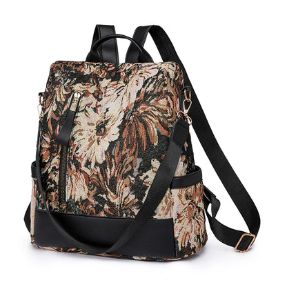 Fashion Backpack Women Oxford Cloth Shoulder Bag 2023 School Bags For Teenage Girls Light Ladies Travel Bagpack Mochila Feminina