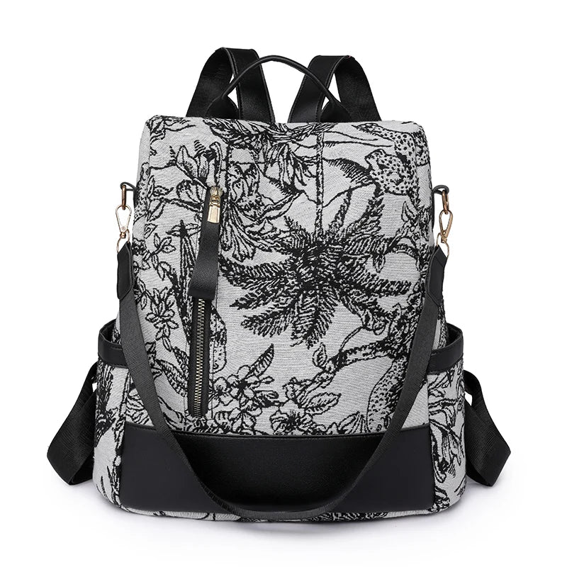 Fashion Backpack Women Oxford Cloth Shoulder Bag 2023 School Bags For Teenage Girls Light Ladies Travel Bagpack Mochila Feminina