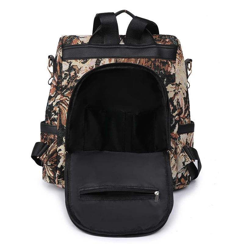 Fashion Backpack Women Oxford Cloth Shoulder Bag 2023 School Bags For Teenage Girls Light Ladies Travel Bagpack Mochila Feminina