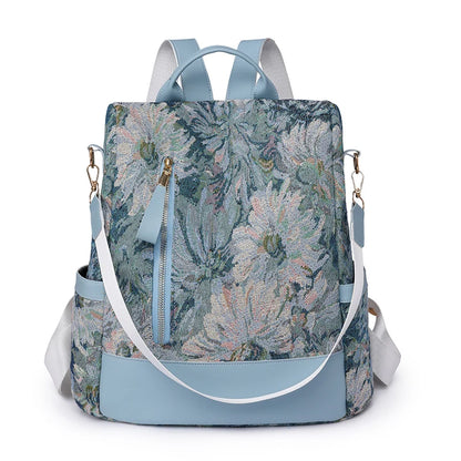 Fashion Backpack Women Oxford Cloth Shoulder Bag 2023 School Bags For Teenage Girls Light Ladies Travel Bagpack Mochila Feminina
