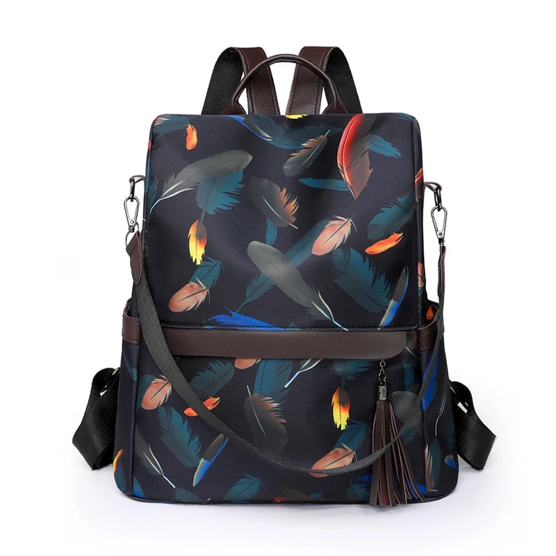 Fashion Backpack Women Oxford Cloth Shoulder Bags School Bags for Teenage Girls Light Ladies Travel Backpack Mochila Feminina