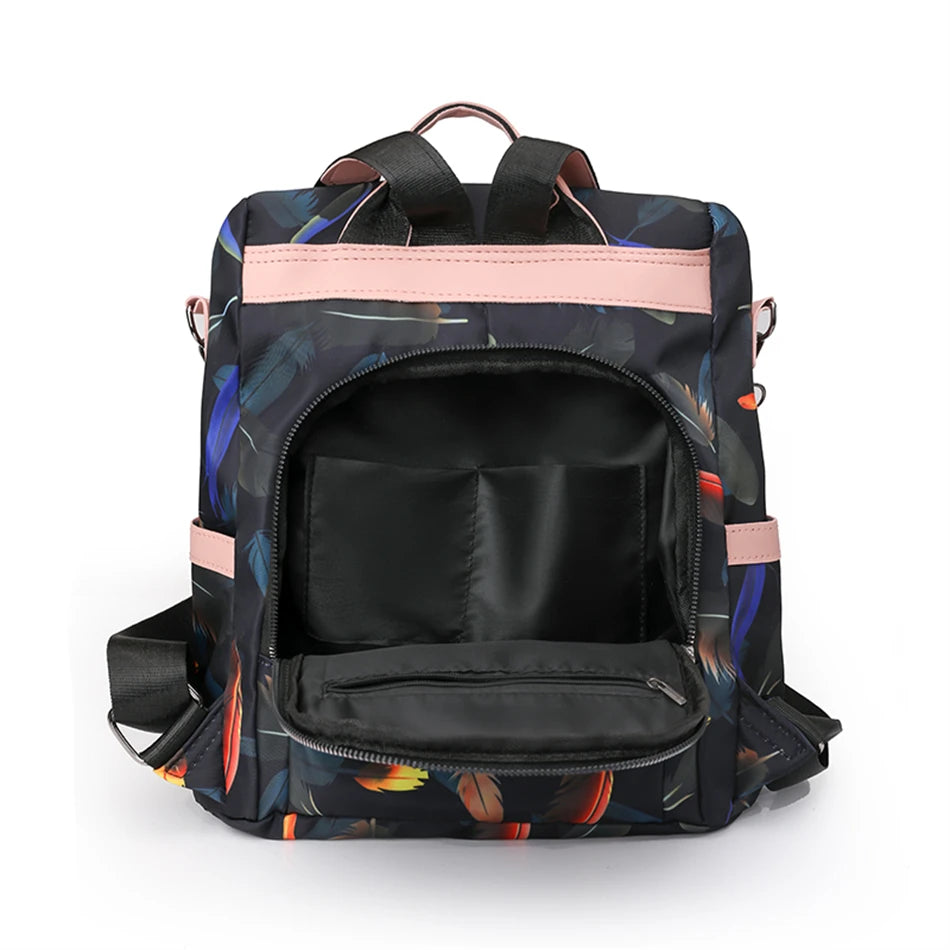 Fashion Backpack Women Oxford Cloth Shoulder Bags School Bags for Teenage Girls Light Ladies Travel Backpack Mochila Feminina