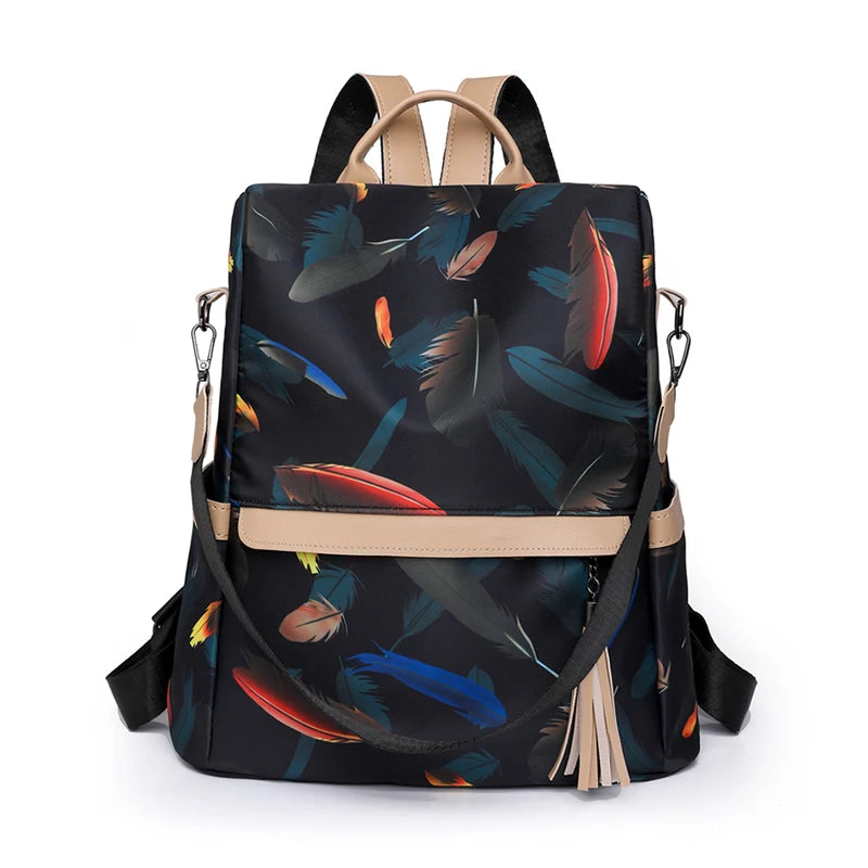 Fashion Backpack Women Oxford Cloth Shoulder Bags School Bags for Teenage Girls Light Ladies Travel Backpack Mochila Feminina