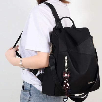 Fashion Backpack Women Waterproof Oxford Cloth School Bags for Teenage Girls Casual Ladies Shoulder Bags Large Travel Backpack