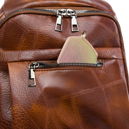 Fashion Backpacks Female High Quality Leather Bagpack for Women Rucksacks Large Capacity School Bag Ladies Travel Bags Mochilas