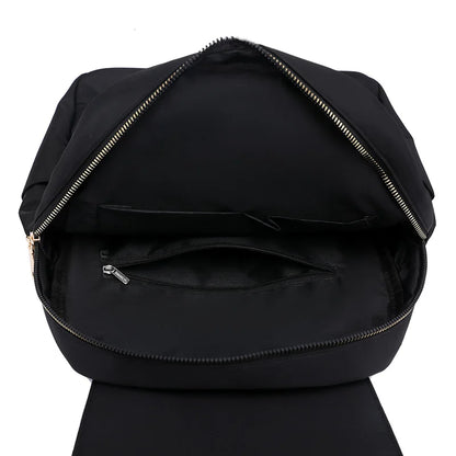 Fashion Backpacks Women High Quality Nylon Rivet Backpack Female Big Travel Back Bag School Bags for Teenage Girls Shoulder Bag