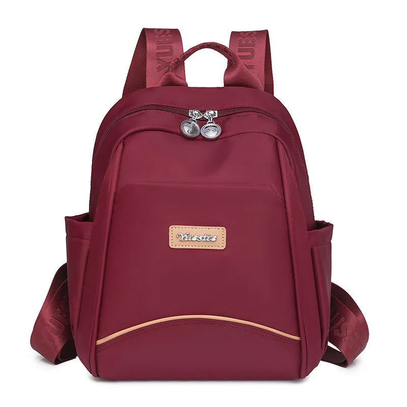 Fashion Bagpack Women High Quality Nylon Backpacks Female Small Travel Back Pack School Bags for Teenage Girls Shoulder Bag