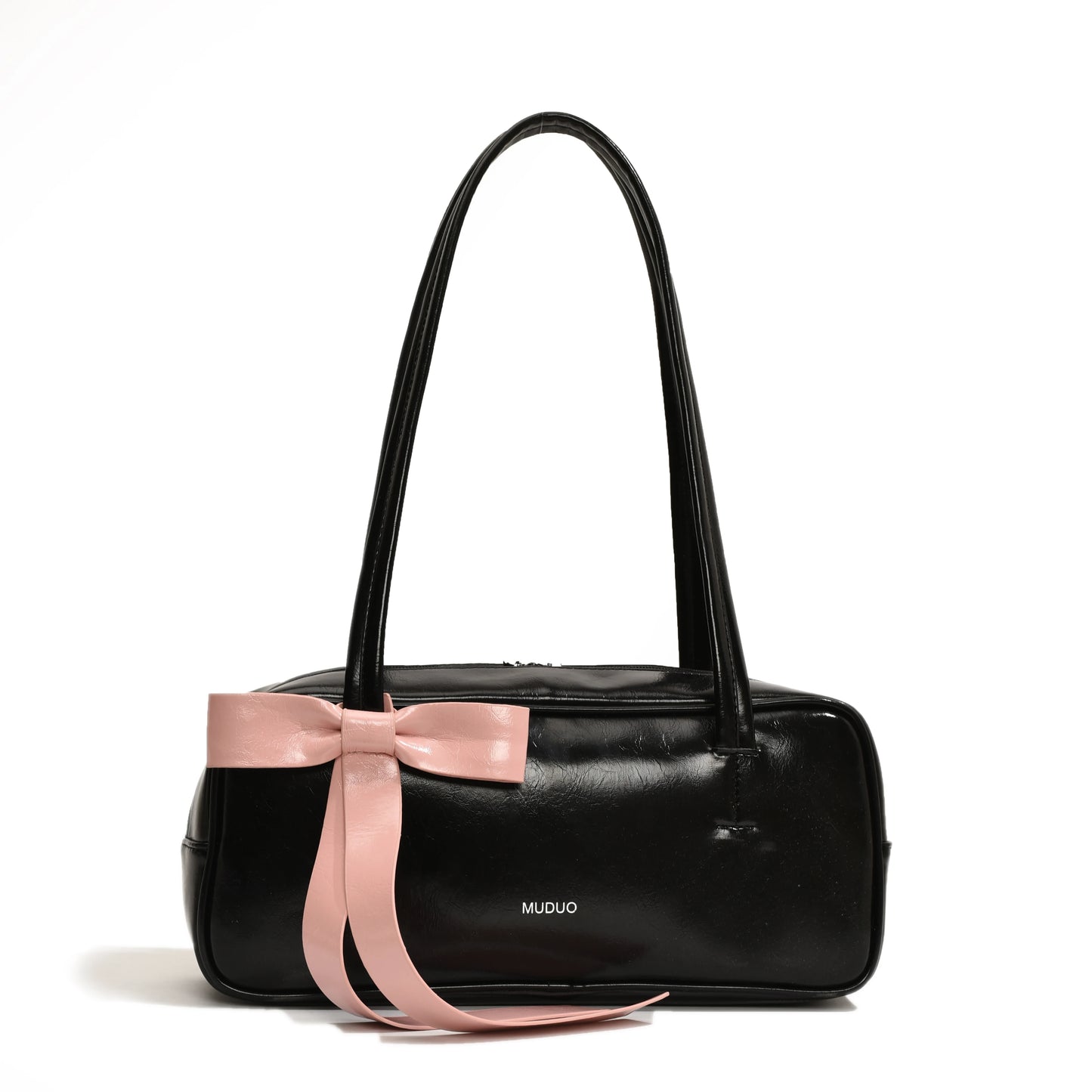 Fashion Bowknot Ribbon Women Handbag Female Casual Solid Color Soft PU Leather Hand Bags High-capacity Shoulder Bags Sac A Main