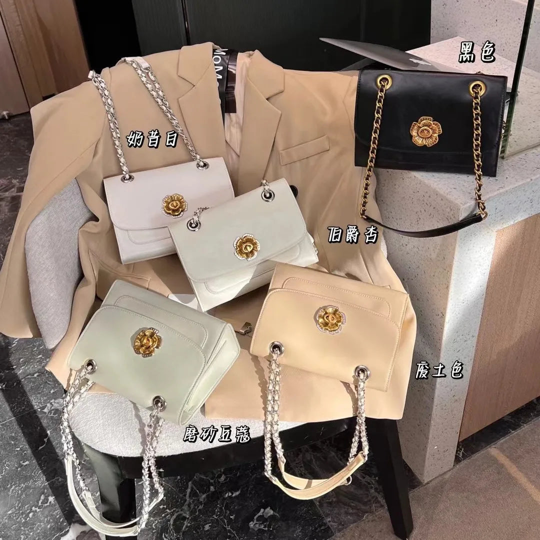 Fashion Brand Luxury Designer Handbags For Women High Quality PU Leather Shoulder Bag Aesthetic Female Cross Bags