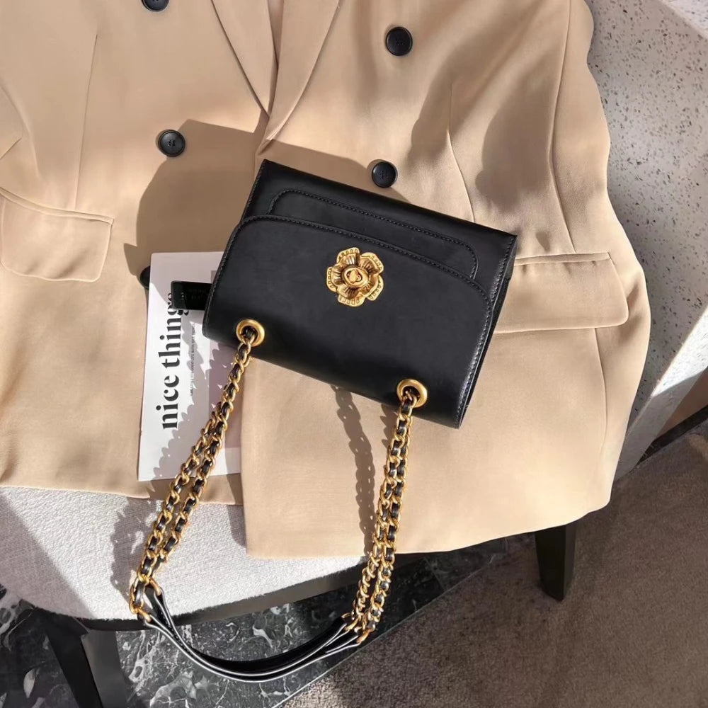 Fashion Brand Luxury Designer Handbags For Women High Quality PU Leather Shoulder Bag Aesthetic Female Cross Bags