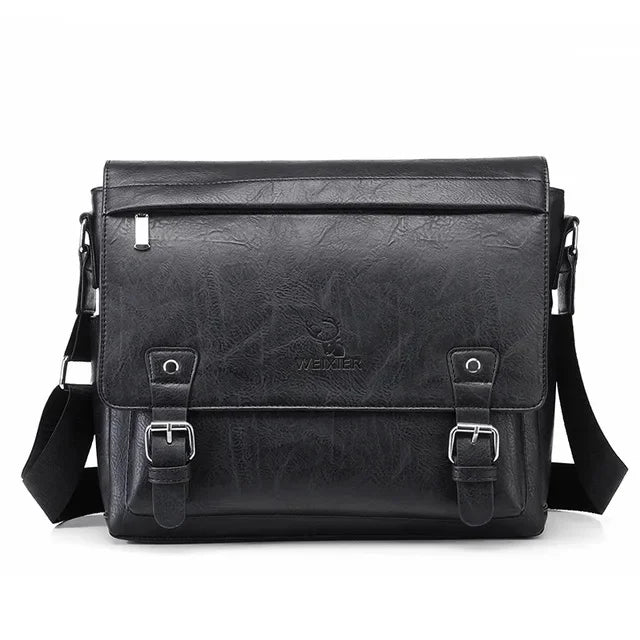 Fashion Brand PU Leather Men Crossbody Business File High Quality Shoulder Husband Ipad Male Messenger Bags