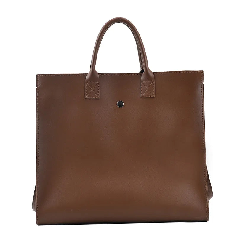 Fashion Bussiness Style Women High Capacity Briefcase Shoulder Bags Tote Female OL Vintage HandBags