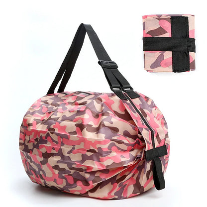 Fashion Camouflage Waterproof Oxford Folding Outdoor Travel Bag Large Capacity Clothes Storage Travel Tote Simple Sports Bag