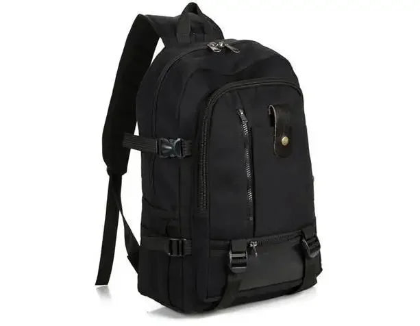 Fashion Canvas Men's Casual Travel Backpack Large Capacity Student School Multifunction Male Laptop Bag