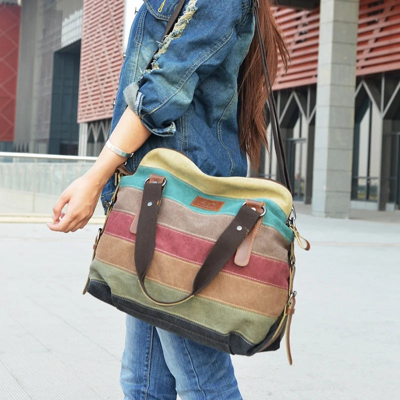 Fashion Canvas Messenger Bags Women's Designer Handbags High Quality Shoulder Bags Bolsa Femininas Female Tote Crossbody Bags